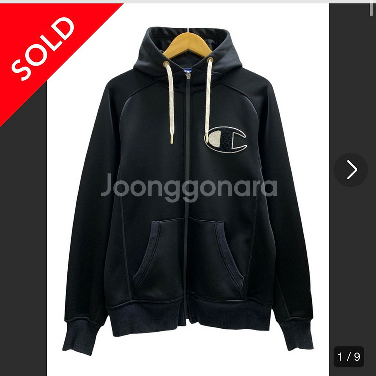챔피온 후드 집업 O사이즈(L 사이즈) 판매--0