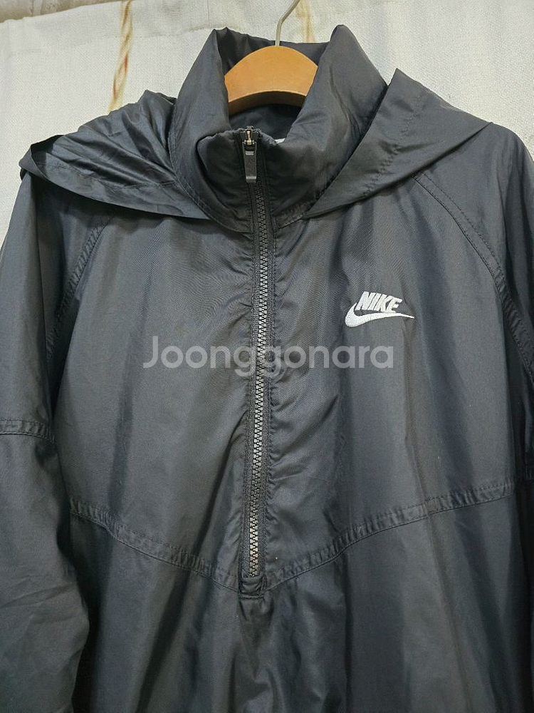 나이키 후드 반집업 바람막이 XL--5