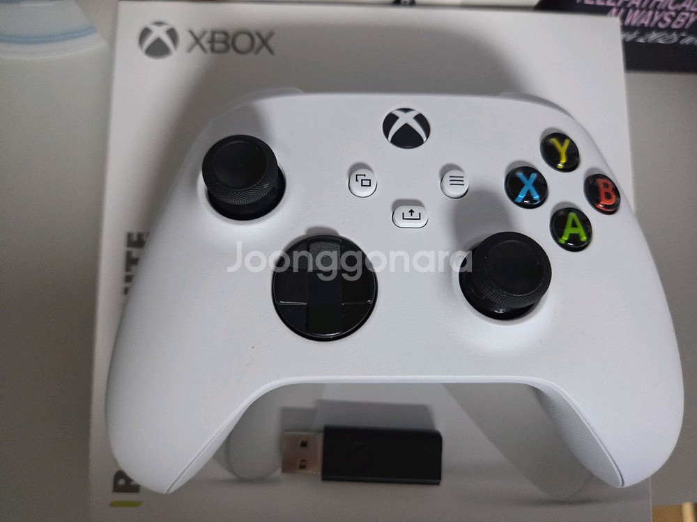 Xbox 무선 컨트롤러(엑박패드) 4세대 + 리시버 판--1