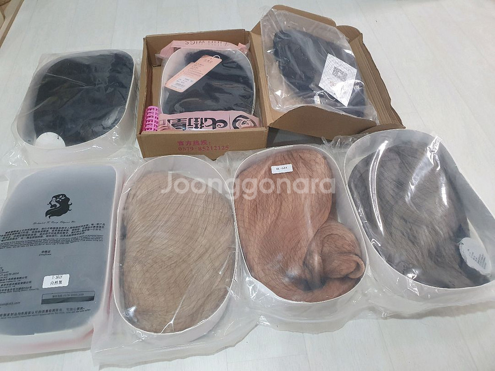 급처 고열사 데일리 여성 통가발 일괄 7만원--0