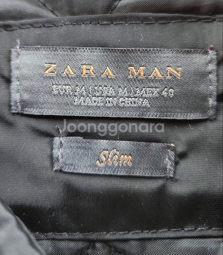 [자라] 95 남 누빔자켓--2