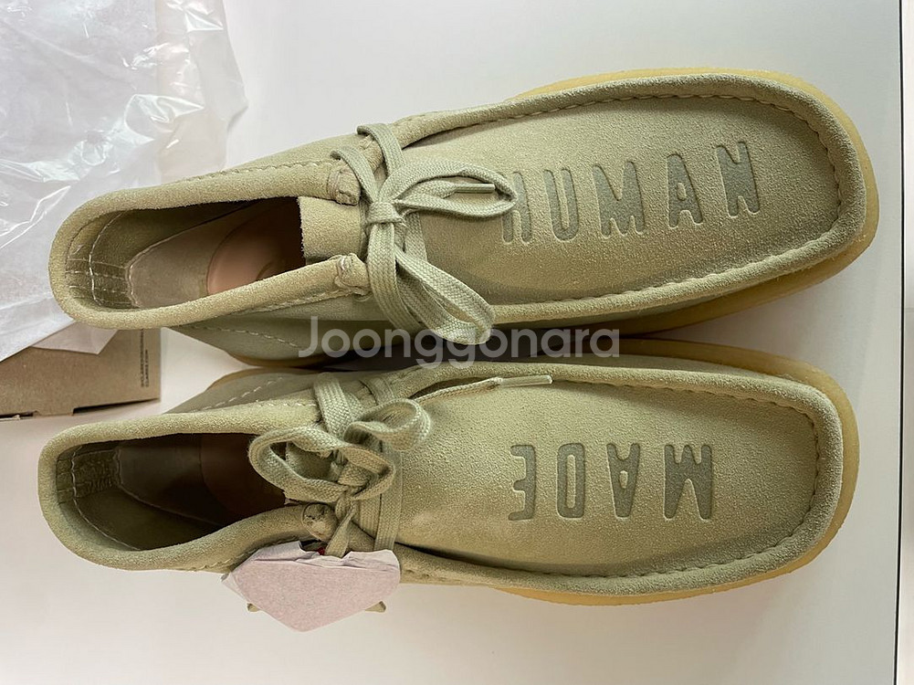 휴먼메이드x클락스 왈라비 265 새상품--1