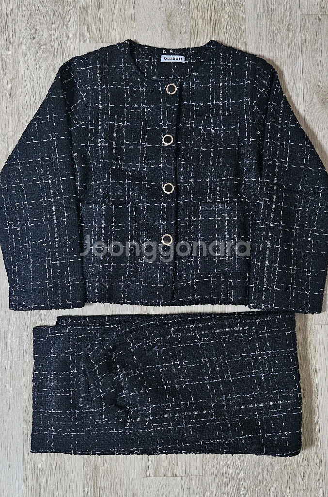 올리돌리 트위드 셋트--0