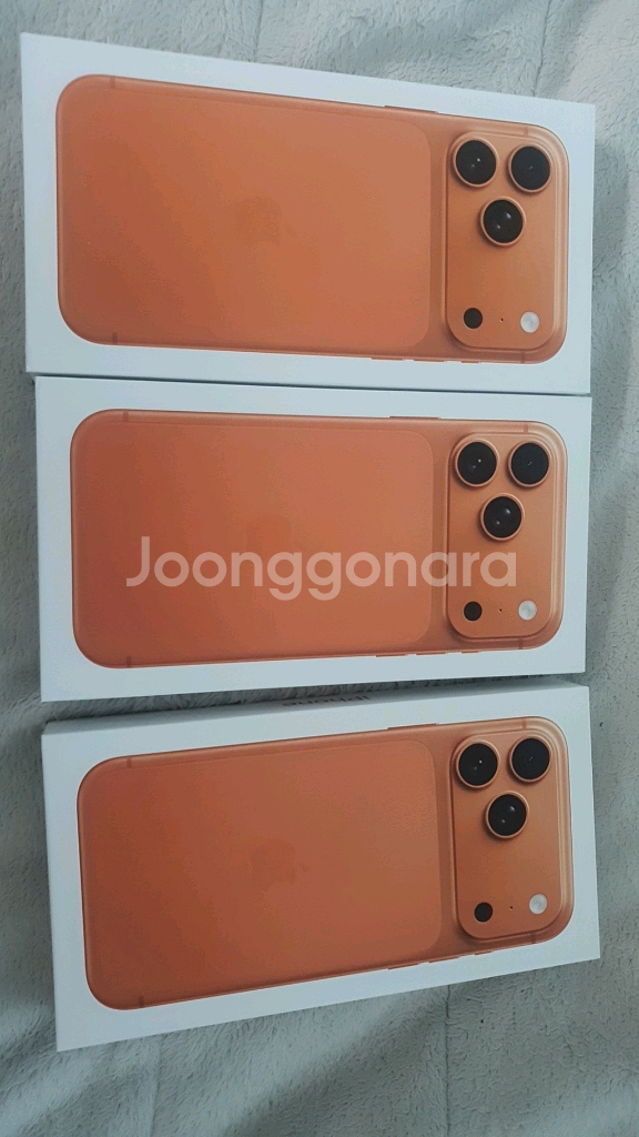 아이폰17프로맥스 256G 오렌지 미개봉자급제--0