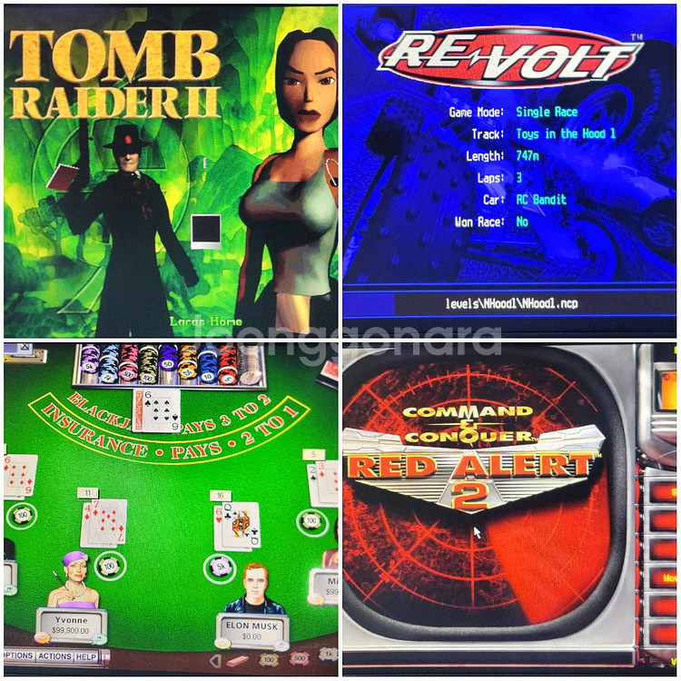 옛날컴퓨터 삼성매직스테이션 펜티엄4 윈도우98시스템--7