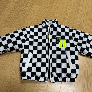 휠라 히로 콜라보 체크 점퍼 120