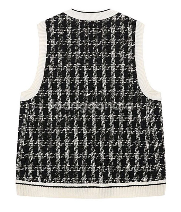 [새상품]보브(VOV) 모던 트위드 베스트--2