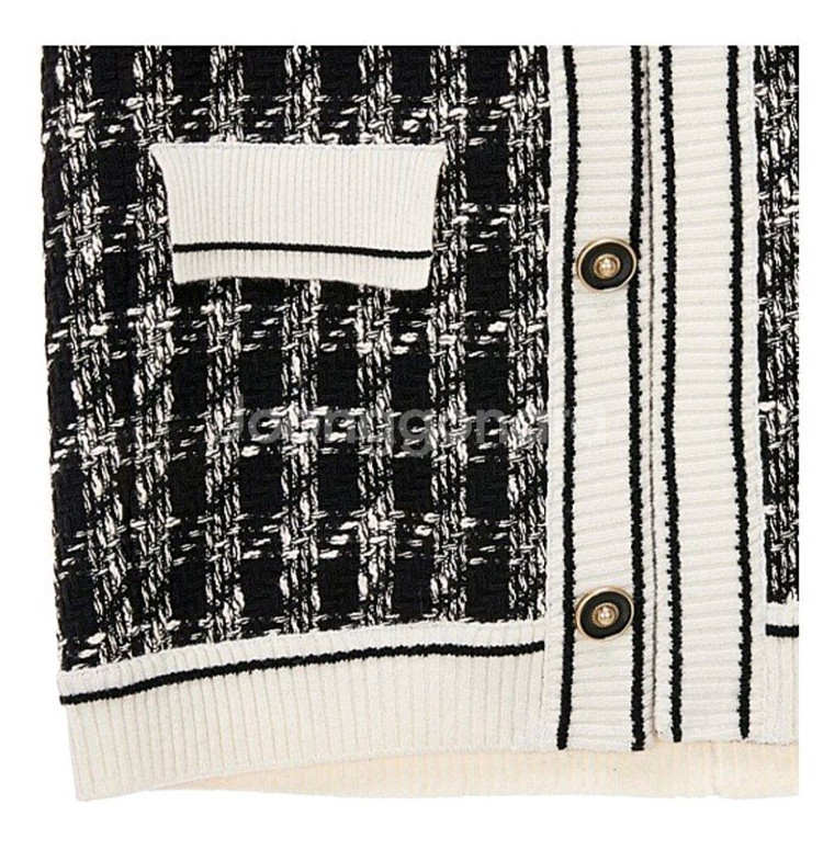 [새상품]보브(VOV) 모던 트위드 베스트--5