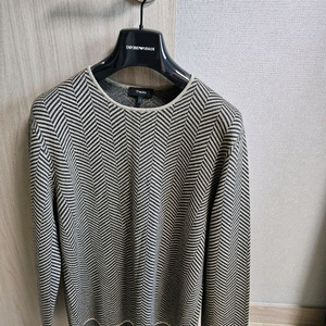 미착용) 띠어리 헤링본 니트 L 팝니다 베이지브라운