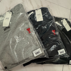 새상품) 아미 맨투맨 스몰로고 / 그레이,블랙,네이