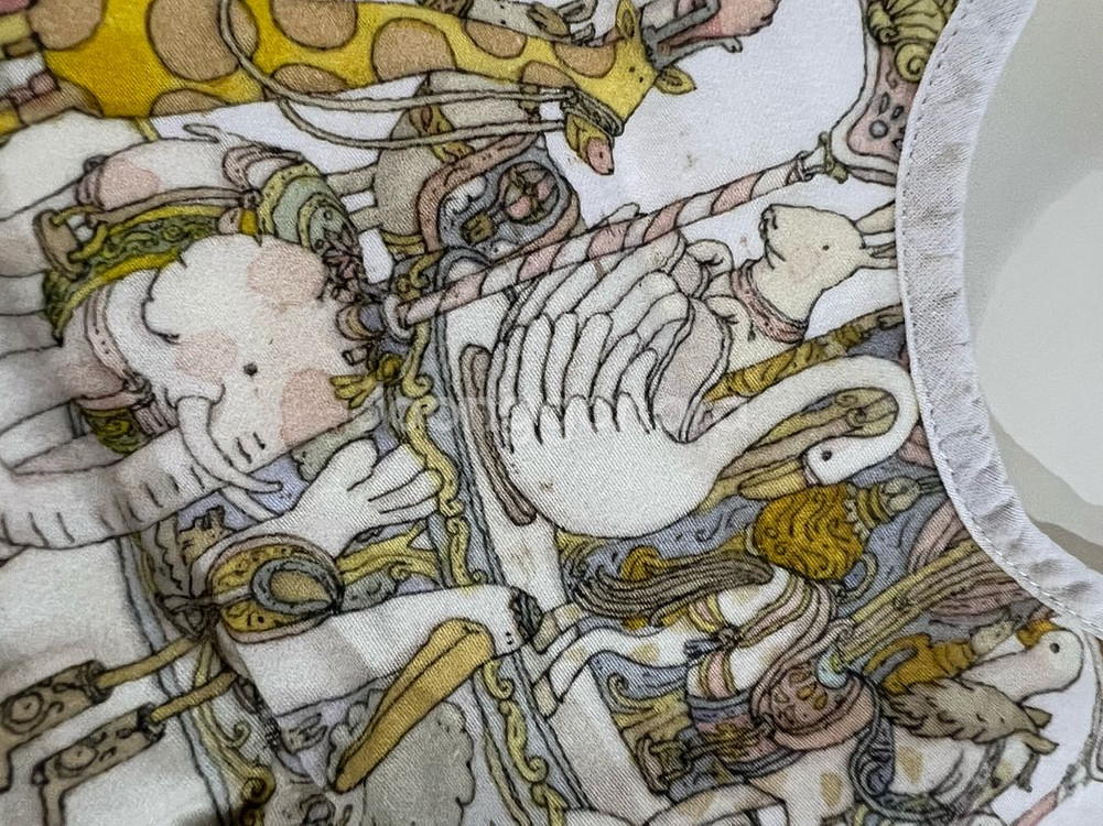 아뜰리에슈 턱받이 중고--4