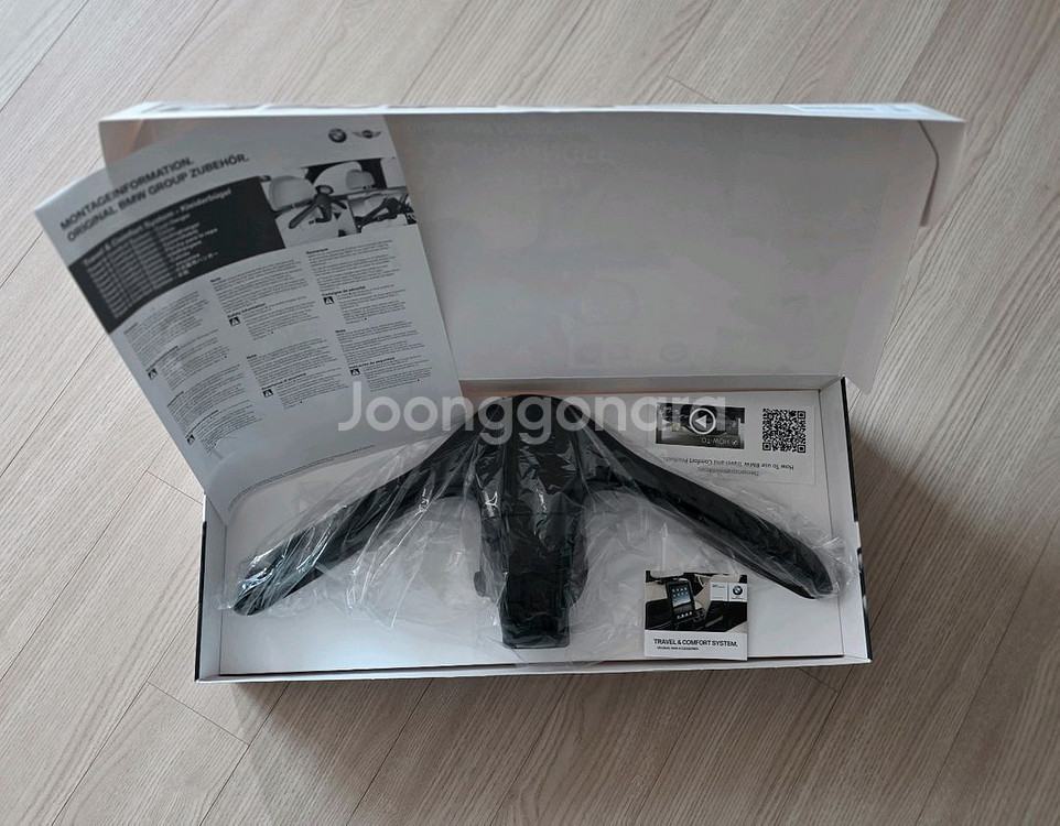 BMW (순정)차량용 코트 행거 & 베이스 캐리어 세트--4