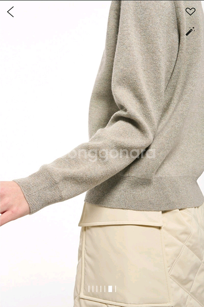 타임 캐쉬미어 글리터니트 (랑방,마인,타임,더캐시미어)--2