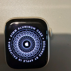 애플워치 시리즈9 GPS 41mm 스타라이트 (애케플 포함) 팝니다.