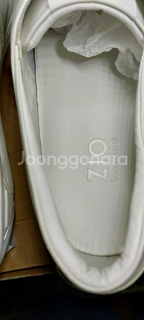 지오송지오 가죽 스니커즈 275--8