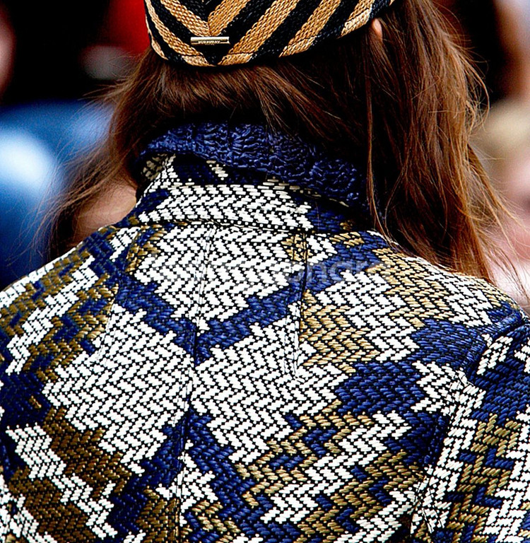 버버리 프로섬 런웨이 한정판 라피아 트렌치코트 38--8