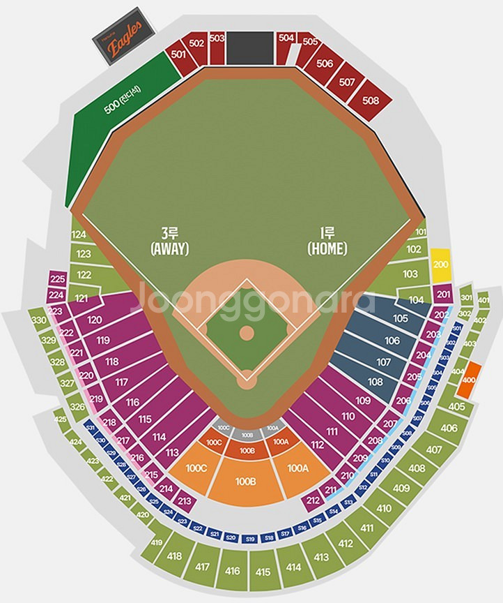 한국시리즈 3차전 4차전 한화 이글스 1루 내야 연석--0