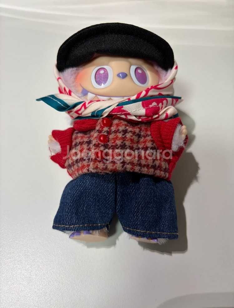 라부부 하이라이트 보라색 LUCK 정품 15-17cm--1