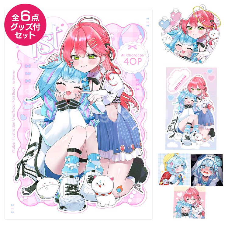 홀로라이브 FLOW GLOW 미즈미야 스우 굿즈 세트--0