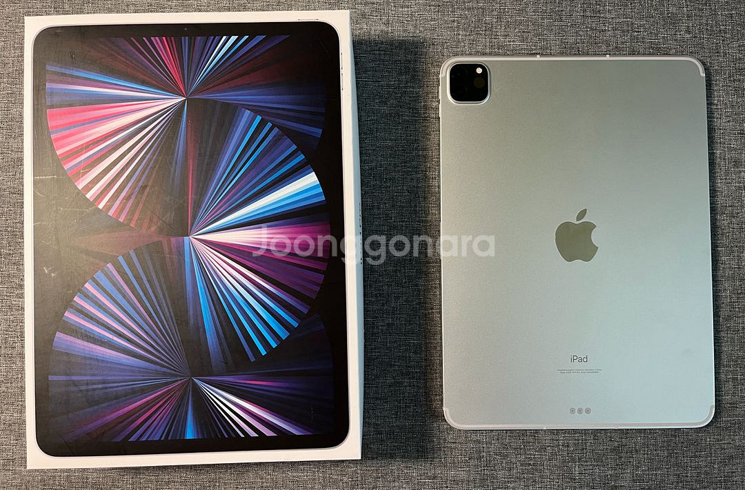 아이패드 프로 11인치 M1 256GB 셀룰러 실버--0