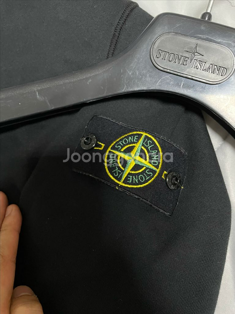 25ss 스톤아일랜드 후드집업 블랙 m--1