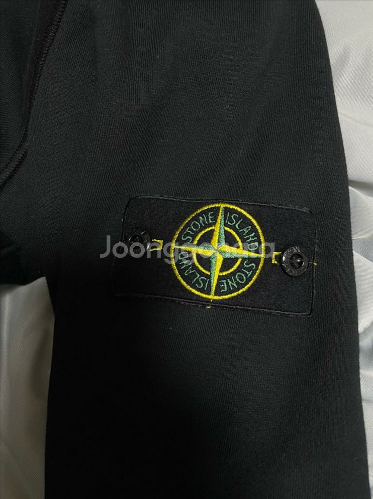 25ss 스톤아일랜드 후드집업 블랙 m--5