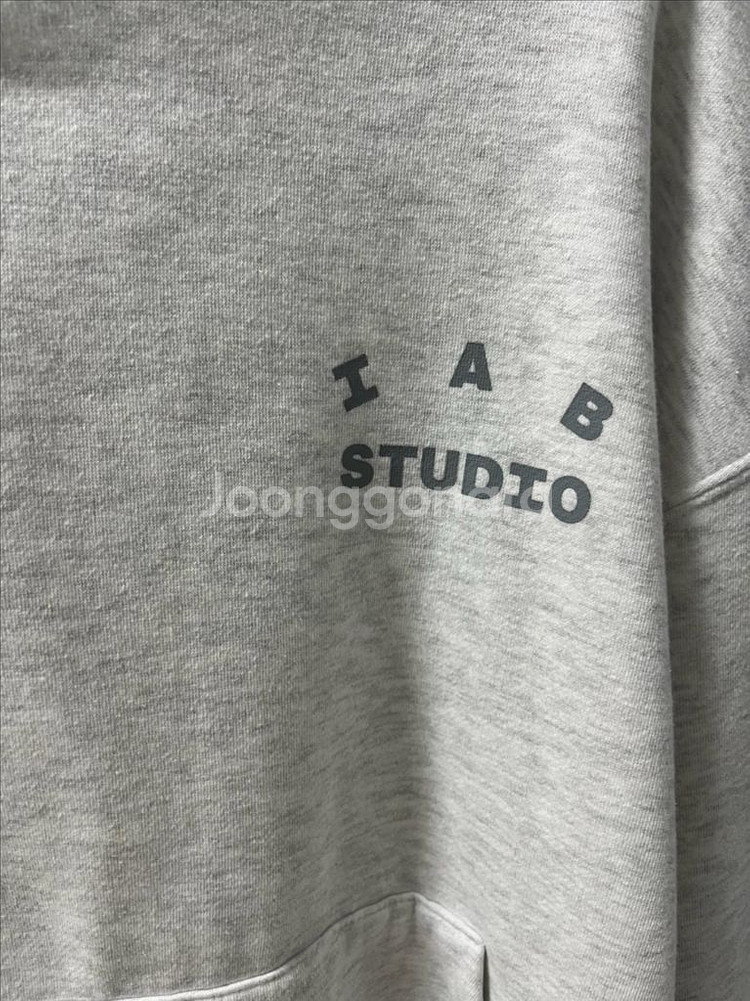 iab 후드티 (사이즈 m)--4