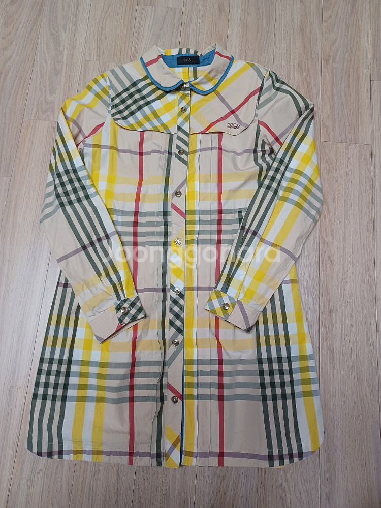 닥스 체크무늬 원피스 150사이즈--0