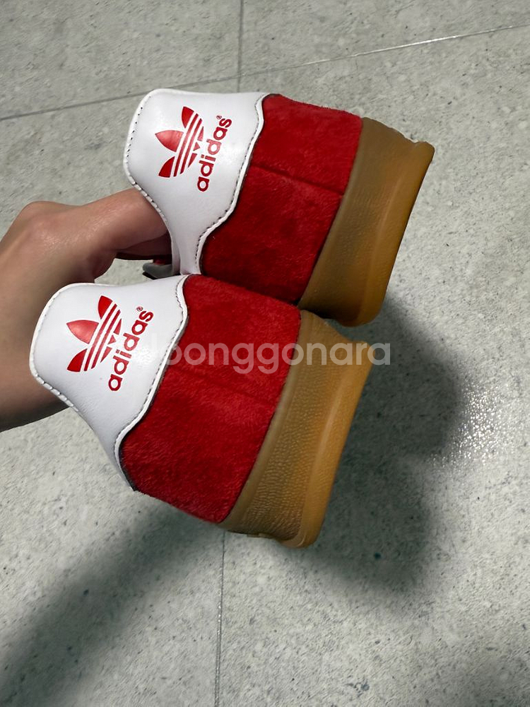 아디다스 가젤 인도어 스칼렛--2