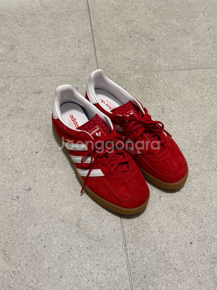 아디다스 가젤 인도어 스칼렛--1