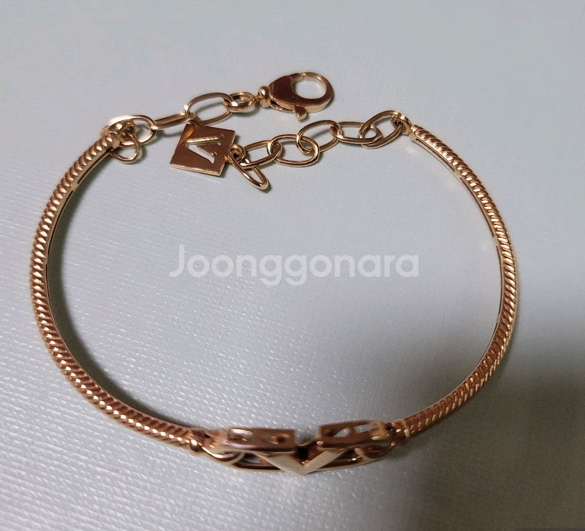 18k 로즈골드 팔찌--4