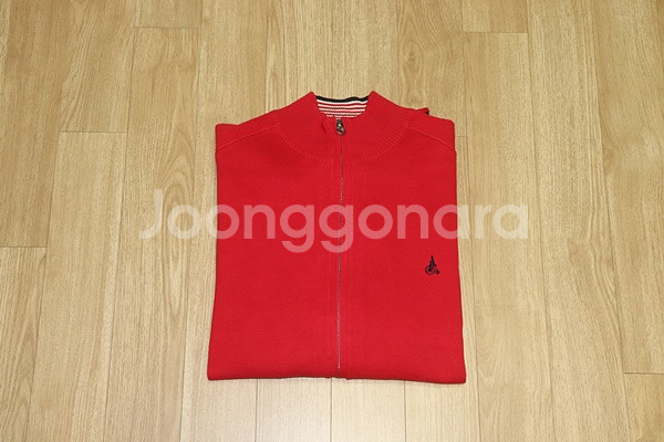 (105)빈폴/레드 집업니트자켓--6