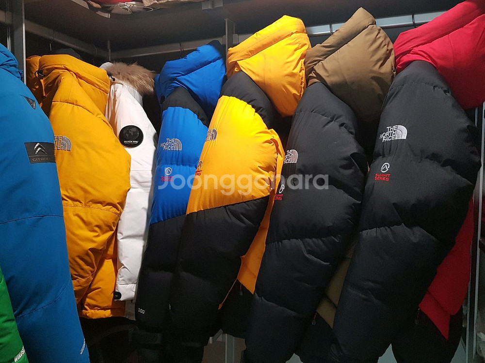 노스페이스 대장급패딩 히말라야2 검빨 90사이즈--7