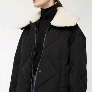 [새상품]보브(VOV) 부클 칼라 구스다운