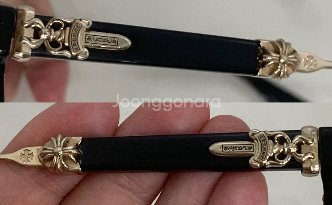 크롬하츠 에바질리스트 블랙&골드 [BK/GP] 안경--4