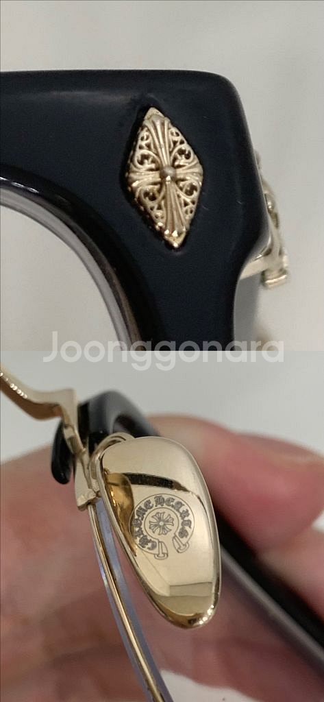 크롬하츠 에바질리스트 블랙&골드 [BK/GP] 안경--3