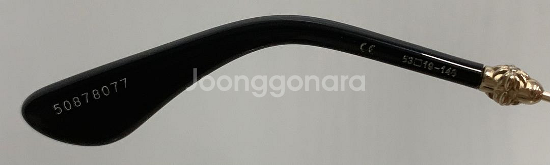 크롬하츠 에바질리스트 블랙&골드 [BK/GP] 안경--6