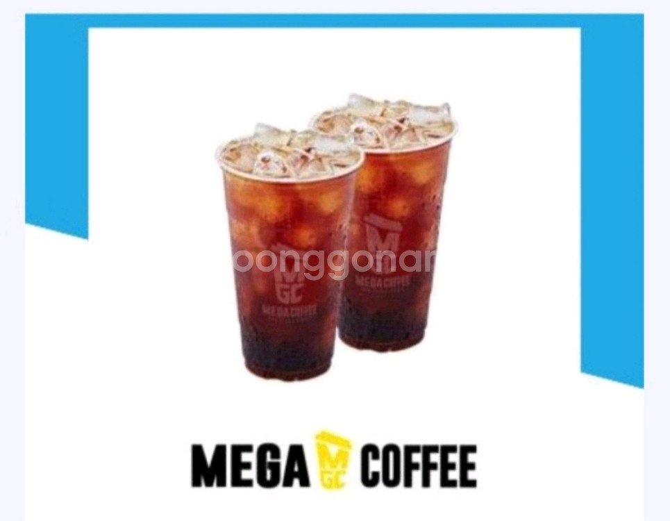 메가커피 더블 아이스 아메리카노 세트--0