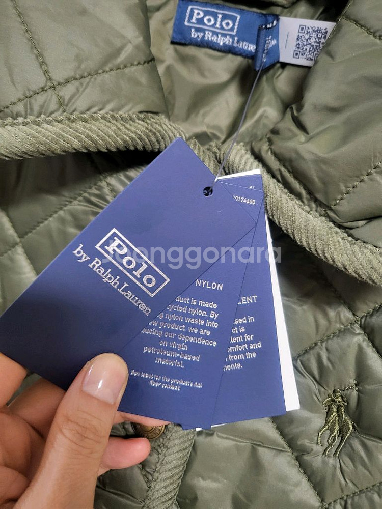 폴로 여성 퀼팅 자켓 S 새상품--4