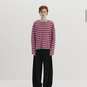 DNSR 디앤에스알 스트라이프 와플 니트 티 M사이즈