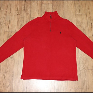 (105)1324. 폴로/레드 집업면니트