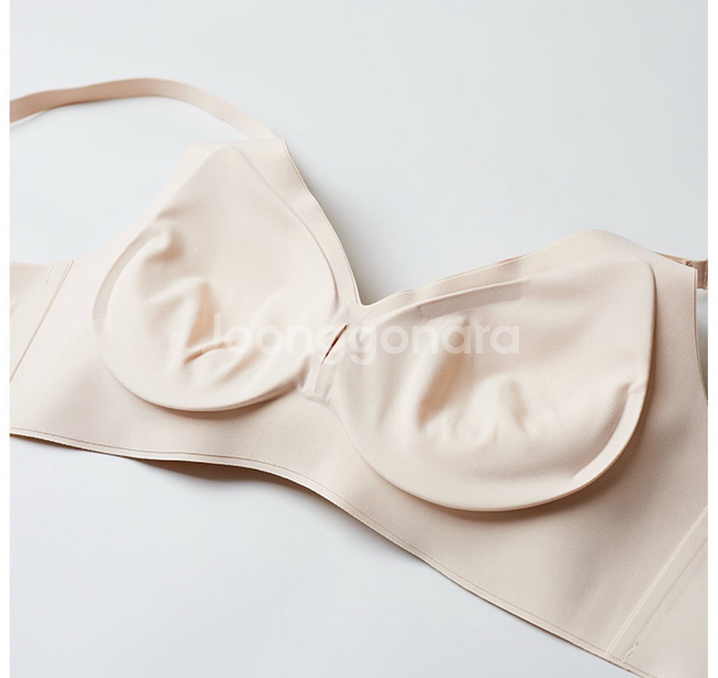 새상품 스파오 심리스 볼륨 후크타입 브라 L 블랙--1