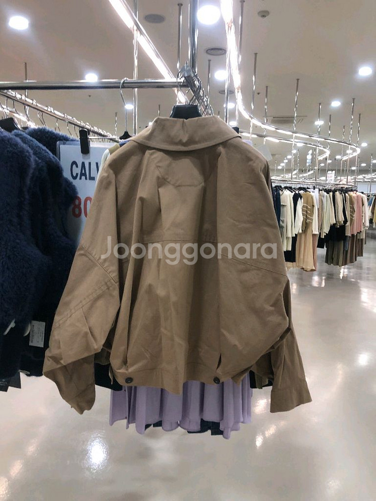 시스템 베이지 면점퍼--2