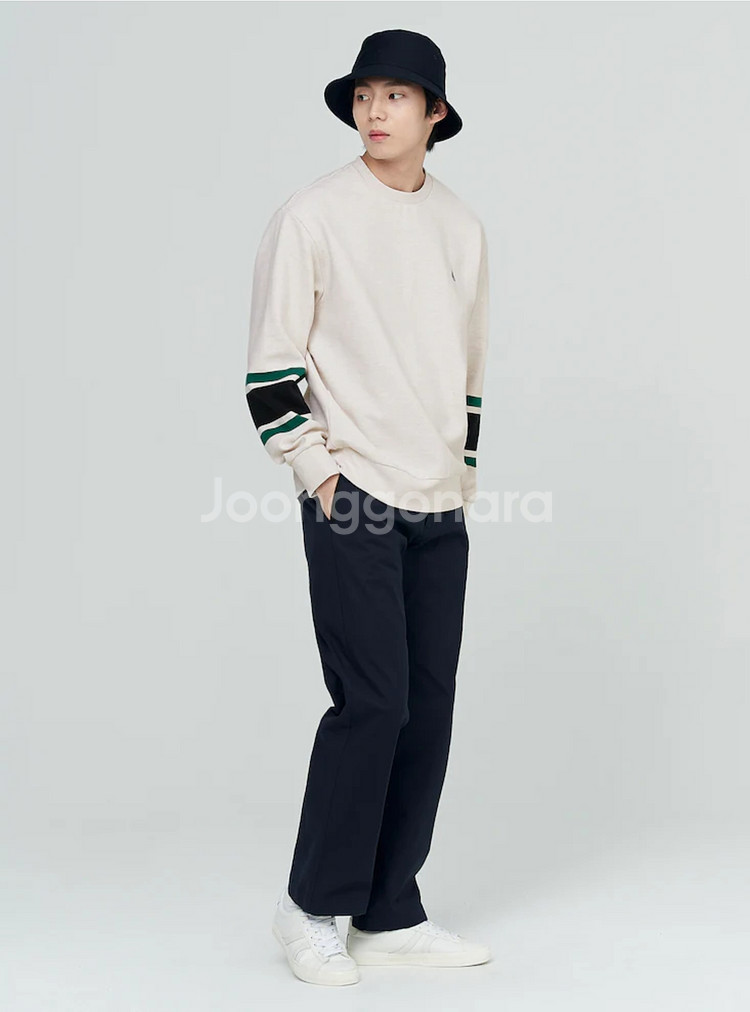 [새상품] 빈폴 솔리드 치노 팬츠 스트레이트핏 네이비 32 사이즈 팝니다.--1