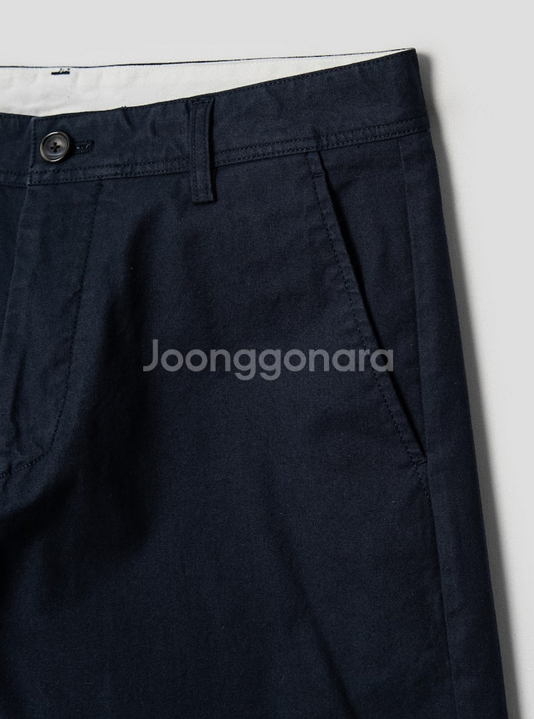 [새상품] 빈폴 솔리드 치노 팬츠 스트레이트핏 네이비 32 사이즈 팝니다.--5