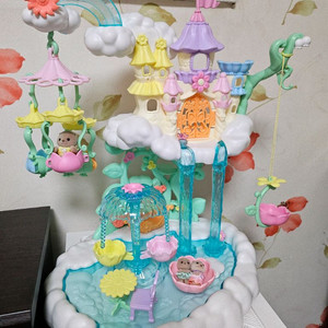 실바니안 유메이로 캐슬+해달 인형+꽃침대