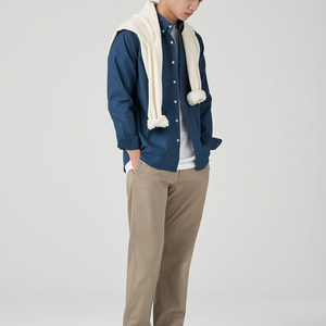 [새상품] 빈폴 코튼 도비 치노 팬츠 레귤러핏 베이지/브라운 32 사이즈 팝니다.