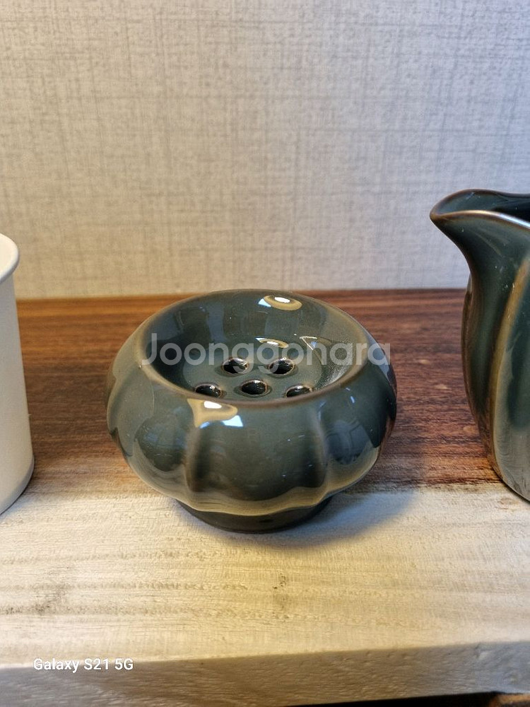 최고급 중국 진청자 6인 다기세트 (다도용)--6