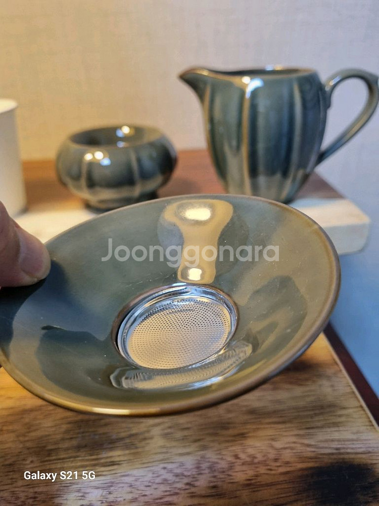 최고급 중국 진청자 6인 다기세트 (다도용)--8