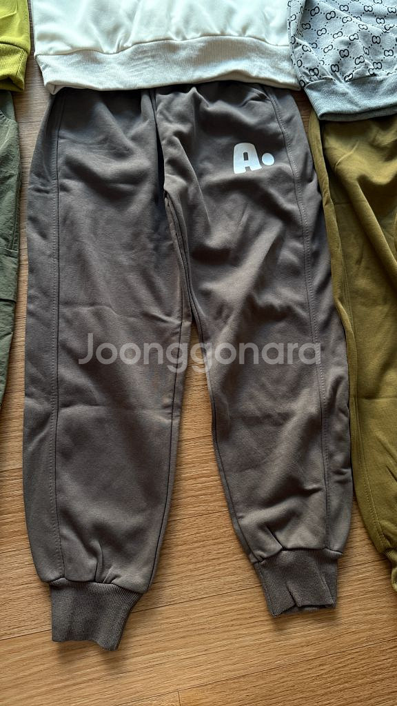 새상품)150 맨투맨 +바지 상하복 세트 묶음~--1